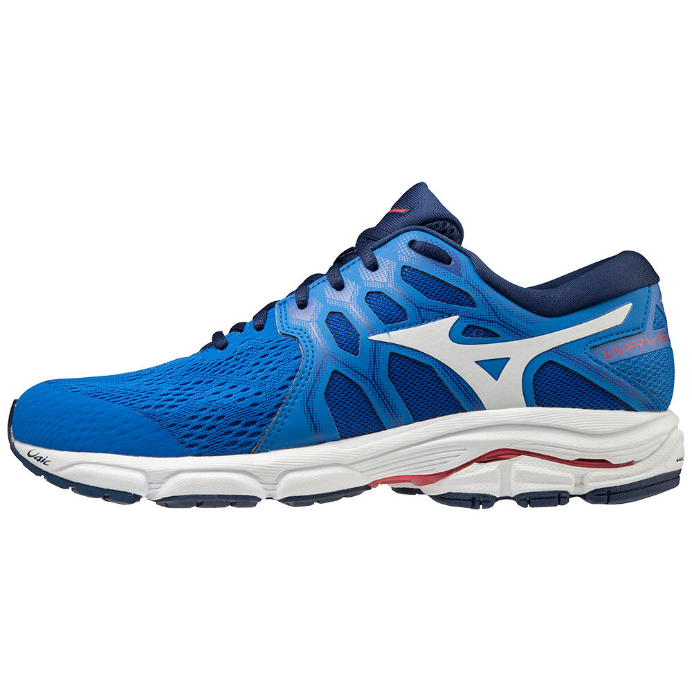 Mizuno Men's Wave Equate 4 Running Shoes Blue/White (J1GC204801-HEA)